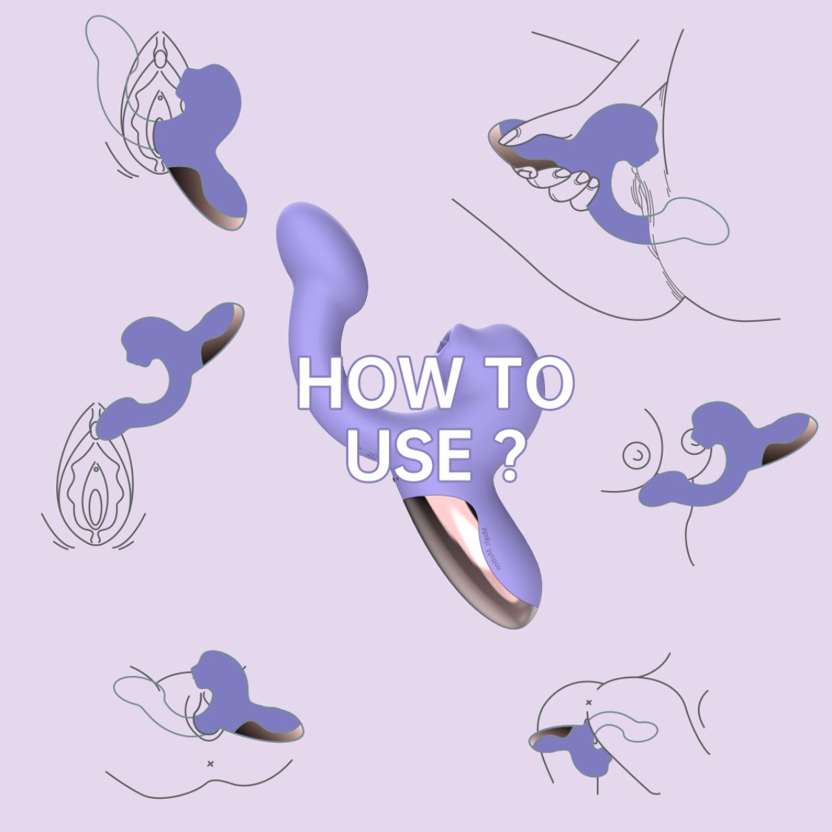 Magic Motion – Magic Ponder Vibrator with Lick & g-Spot Function – Purple