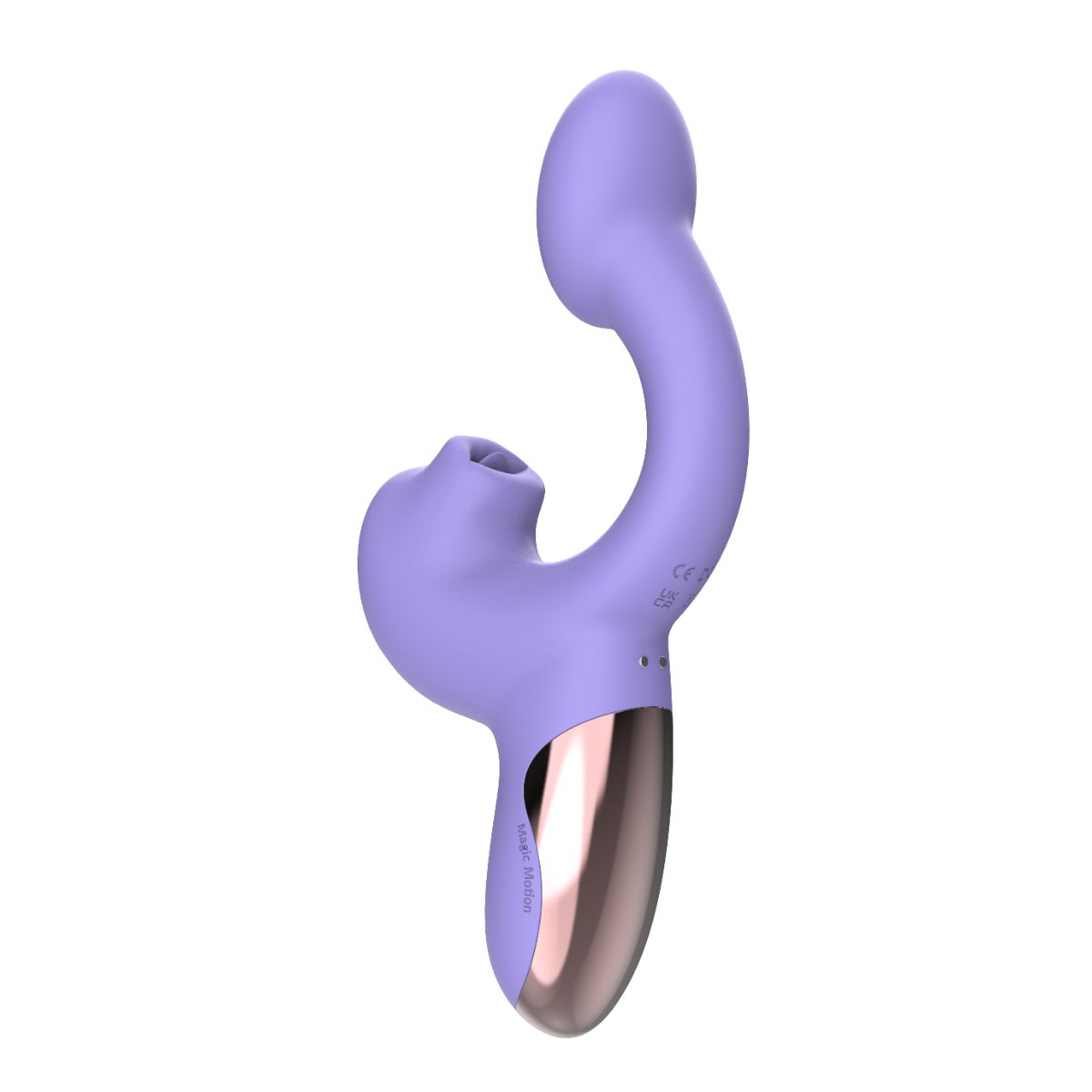 Magic Motion Magic Ponder Vibrator with Lick & G-Spot Function Purple lingerie