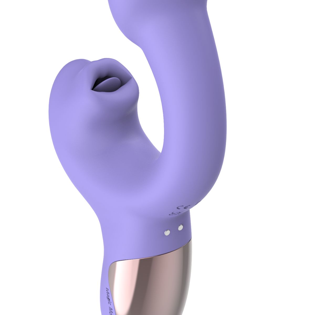 Magic Motion – Magic Ponder Vibrator with Lick & g-Spot Function – Purple