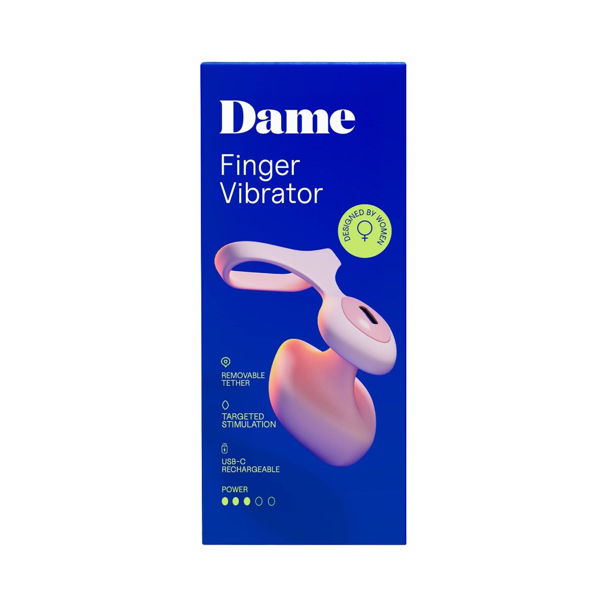 Dame - Fin 2.0 Finger Vibrator - Quartz – Mini Finger Vibrator