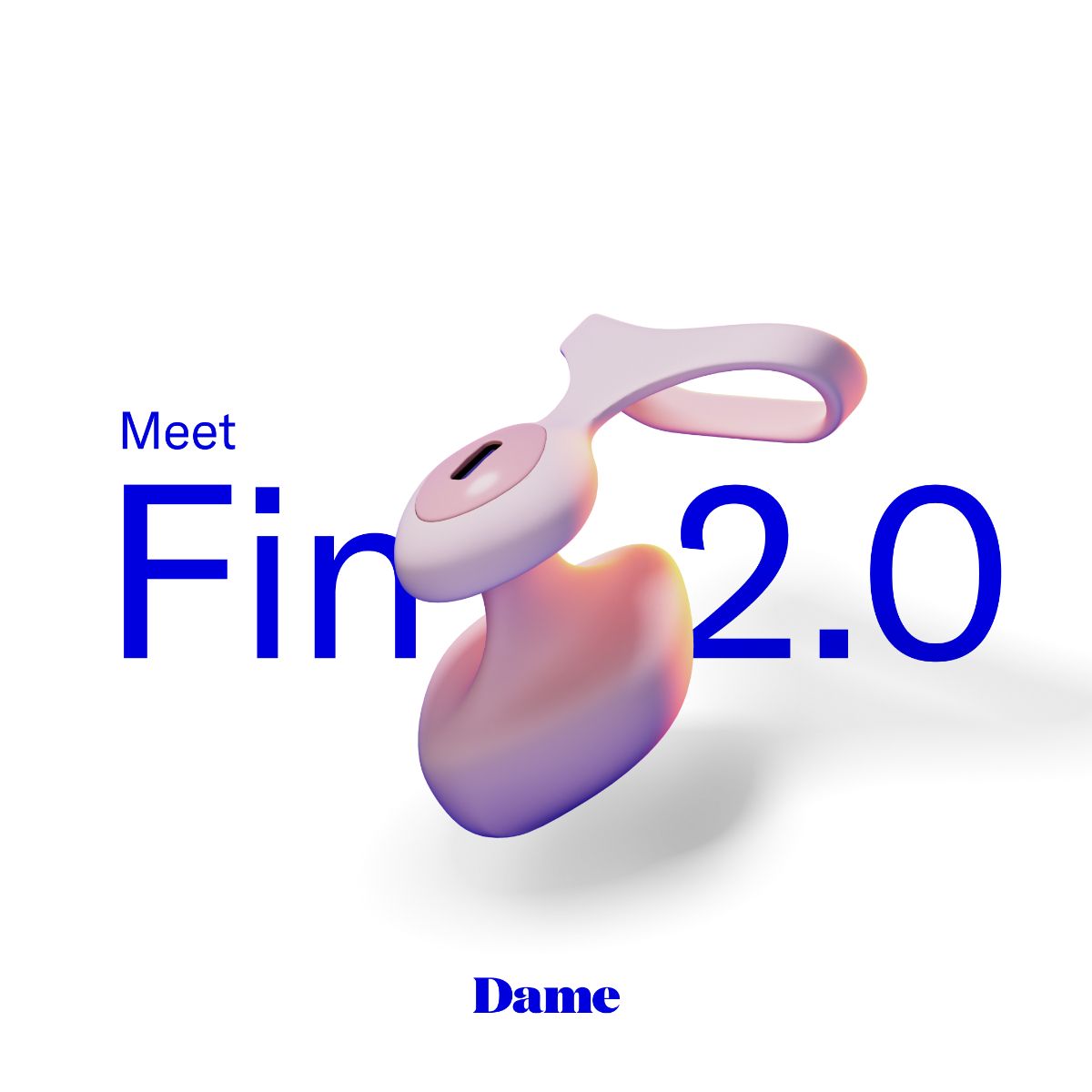 Dame - Fin 2.0 Finger Vibrator - Quartz – Mini Finger Vibrator