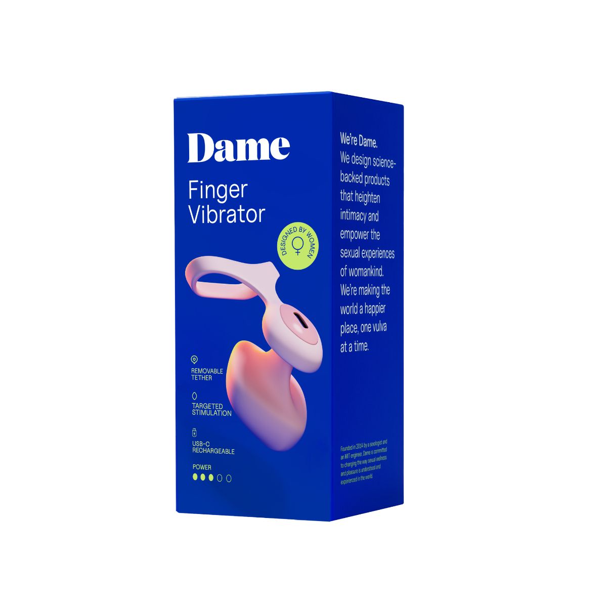 Dame - Fin 2.0 Finger Vibrator - Quartz – Mini Finger Vibrator