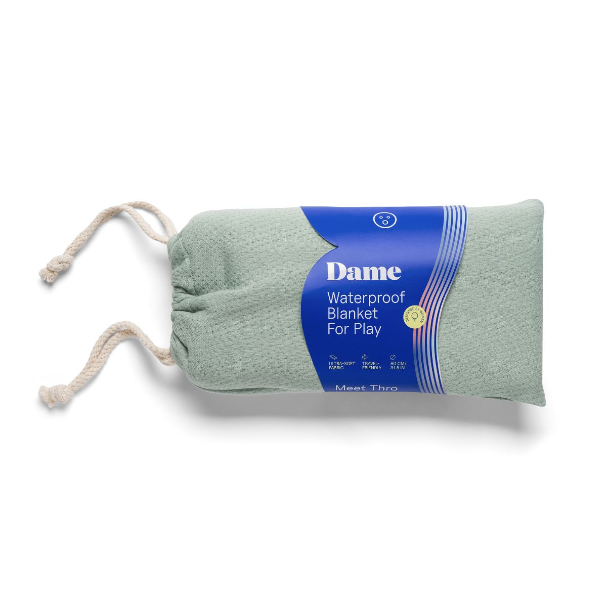 Dame Products - Cobertor Thro Play – Sálvia