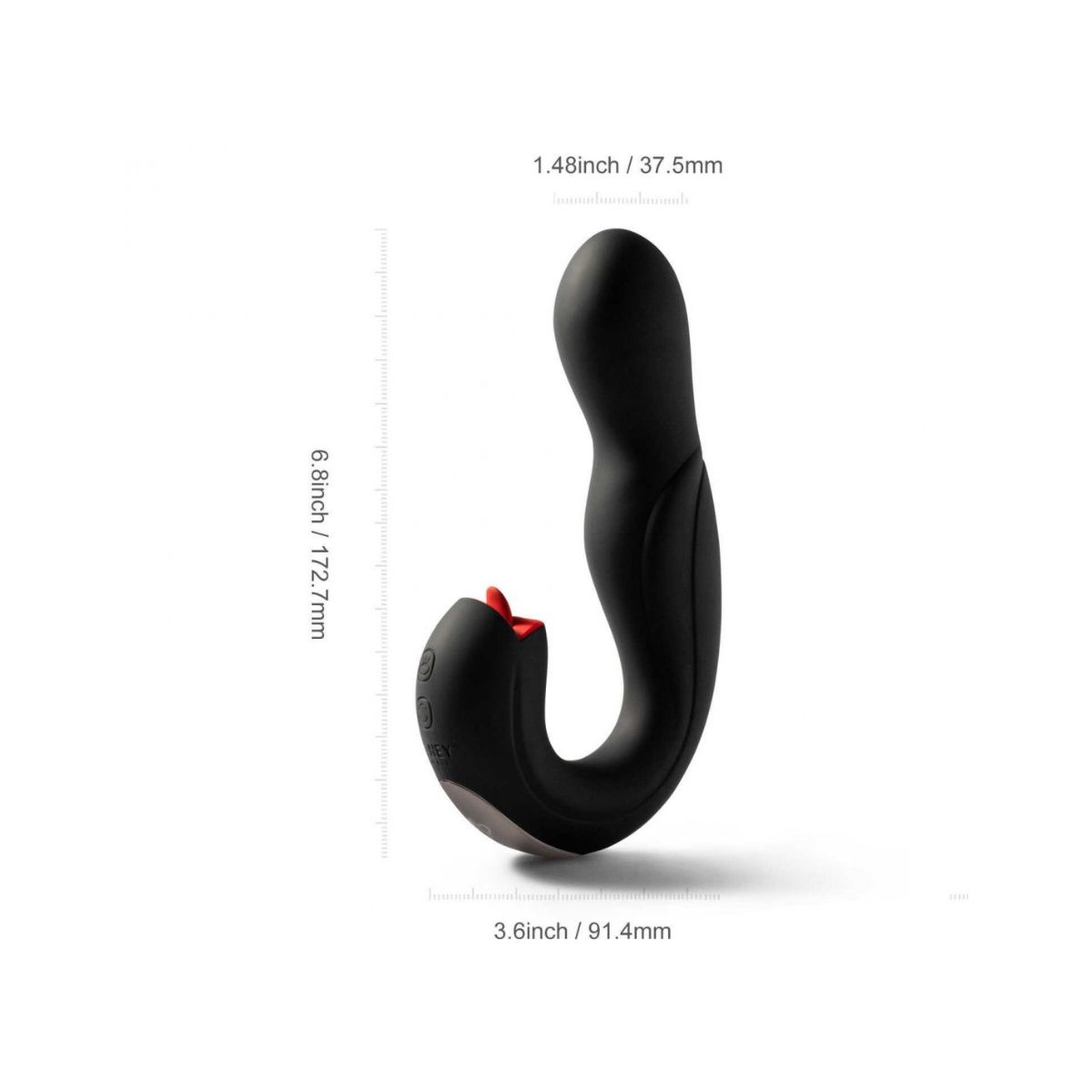 HoneyPlayBox – Joi Pro Dual Vibrator – Black – G Spot Vibrator
