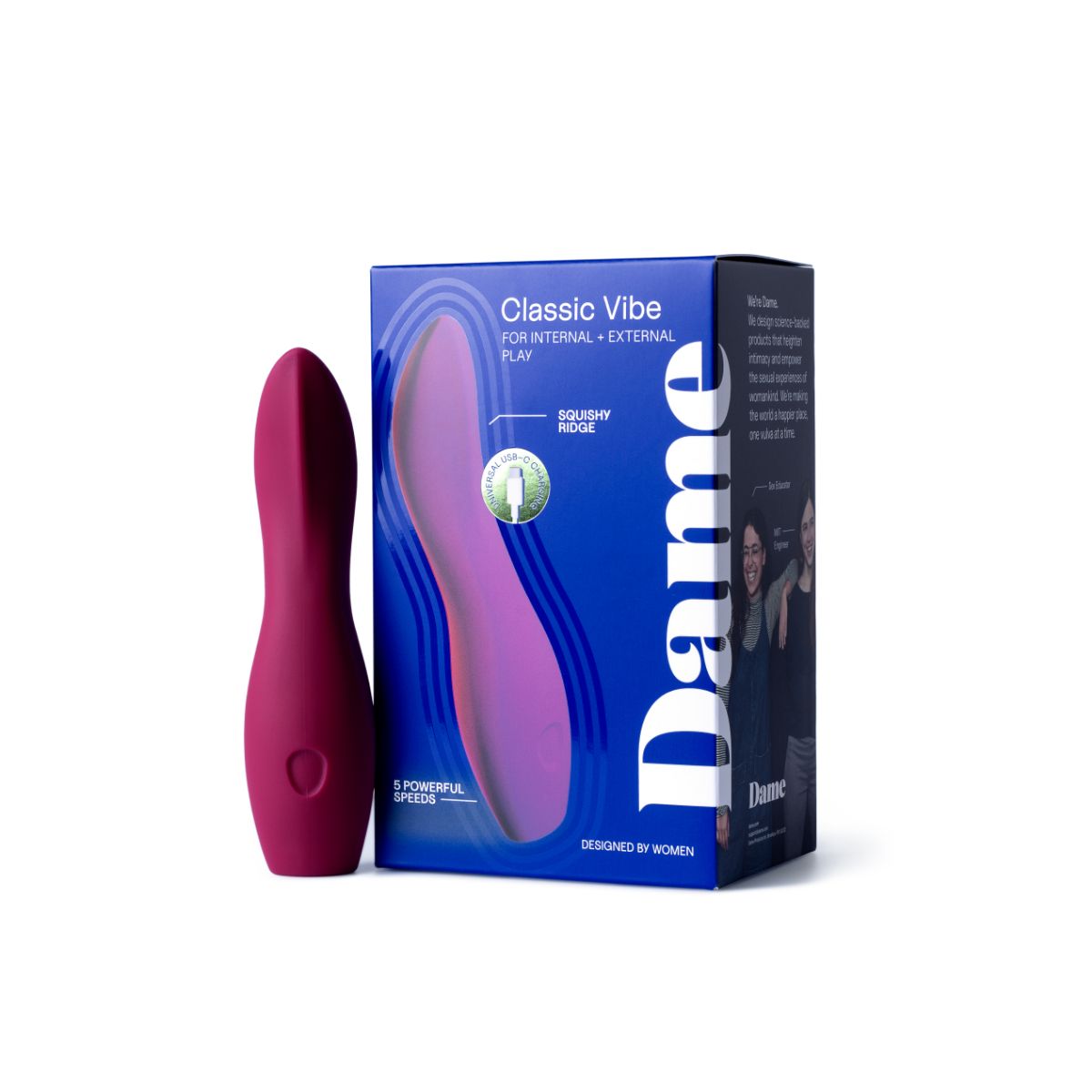 Dame - Dip 2 Versatile Vibrator - Pink – Silicone Vibrator