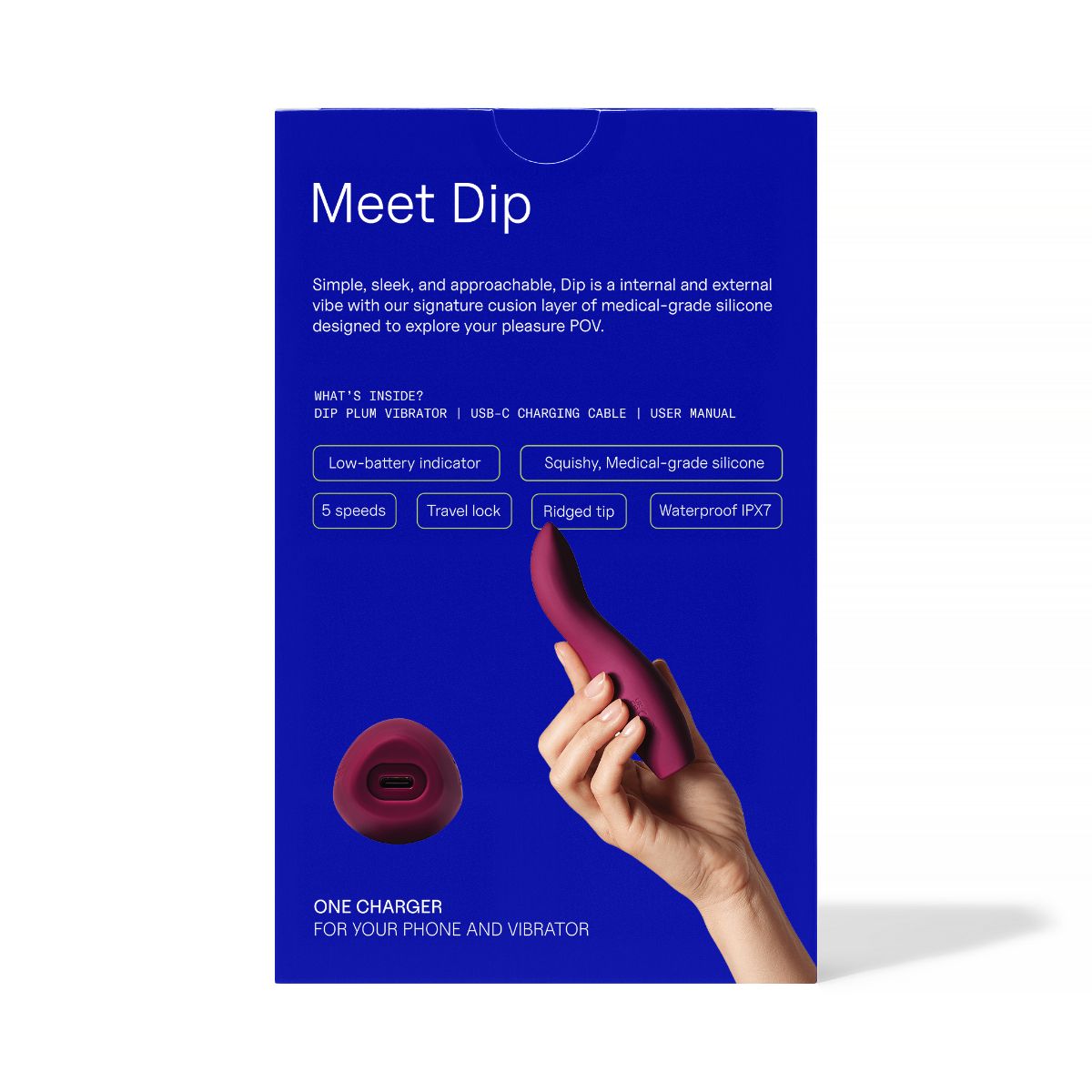 Dame - Dip 2 Versatile Vibrator - Pink – Silicone Vibrator