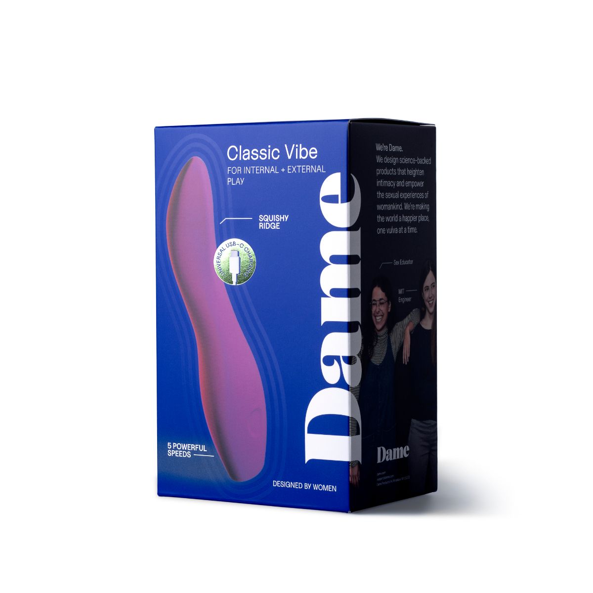Dame - Dip 2 Versatile Vibrator - Pink – Silicone Vibrator