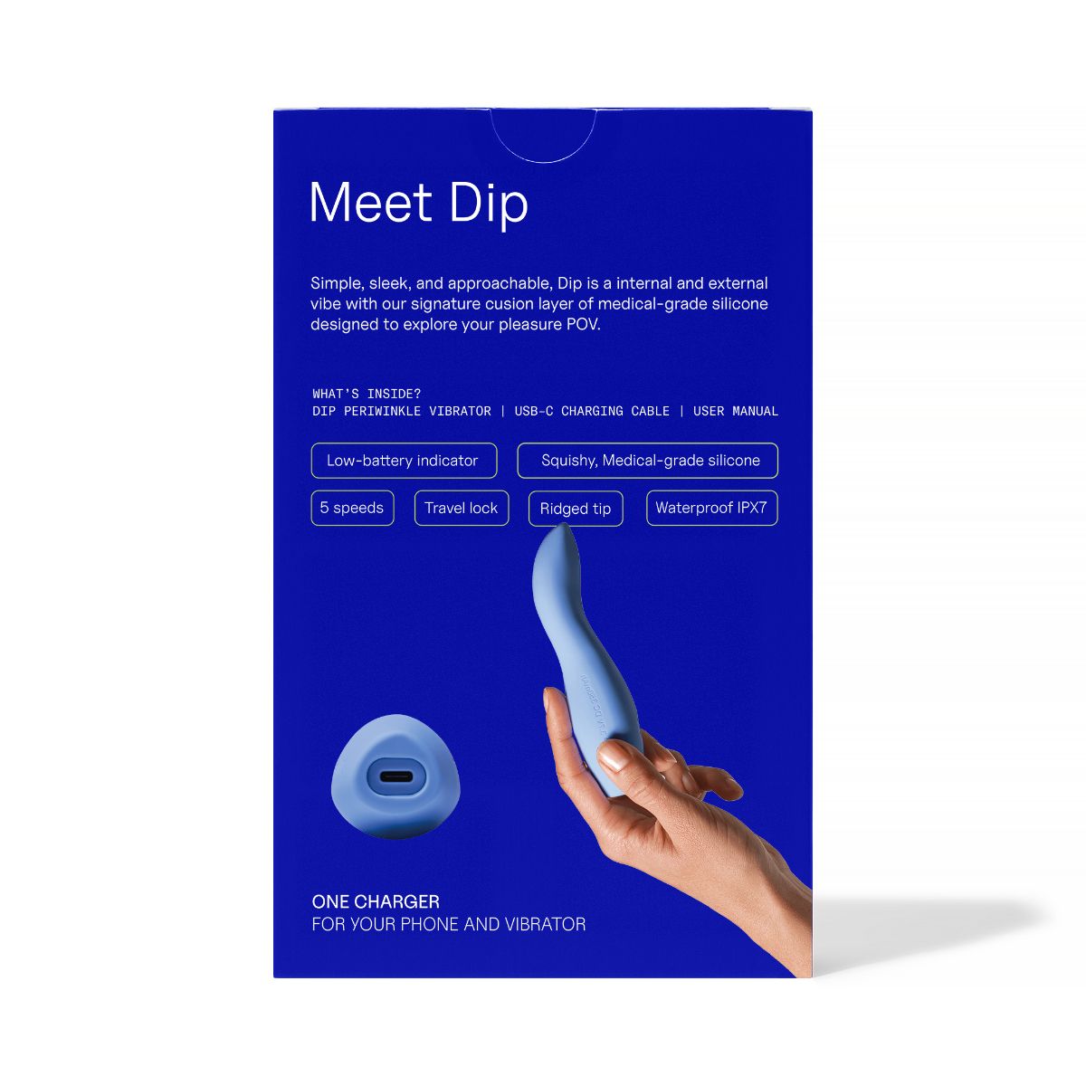 Dame - Dip 2 Versatile Vibrator - Purple – Mini Vibrator