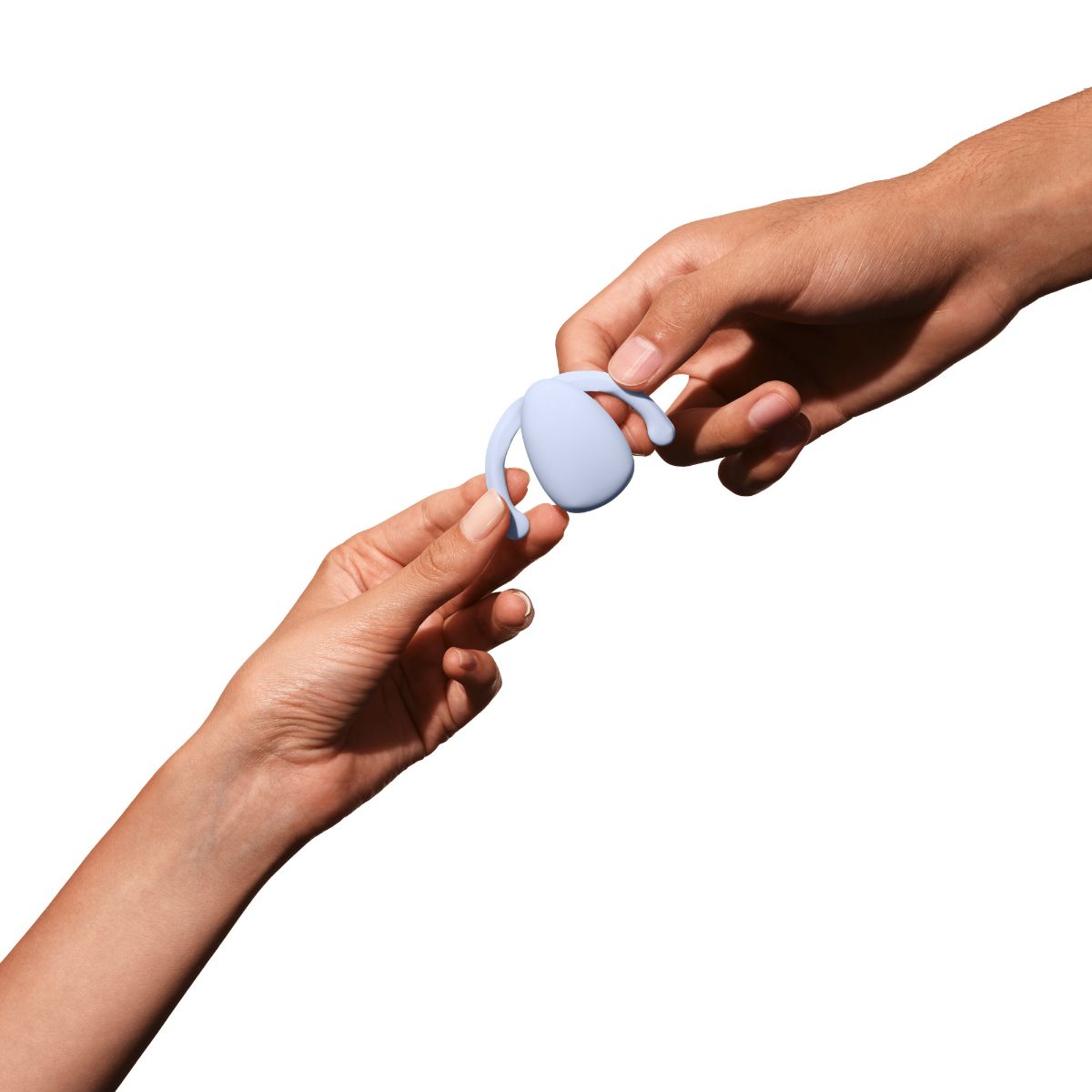 Dame Products - Eva II Hands-Free Vibrator - White