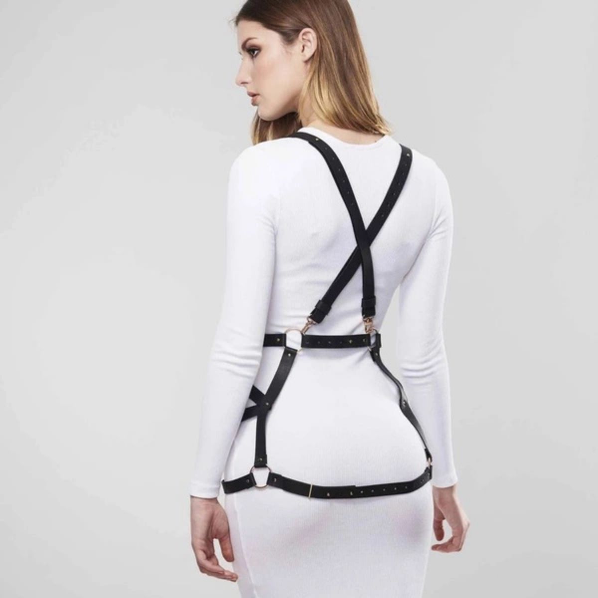 Bijoux Indiscrets - Maze Arrow Dress Harness Black