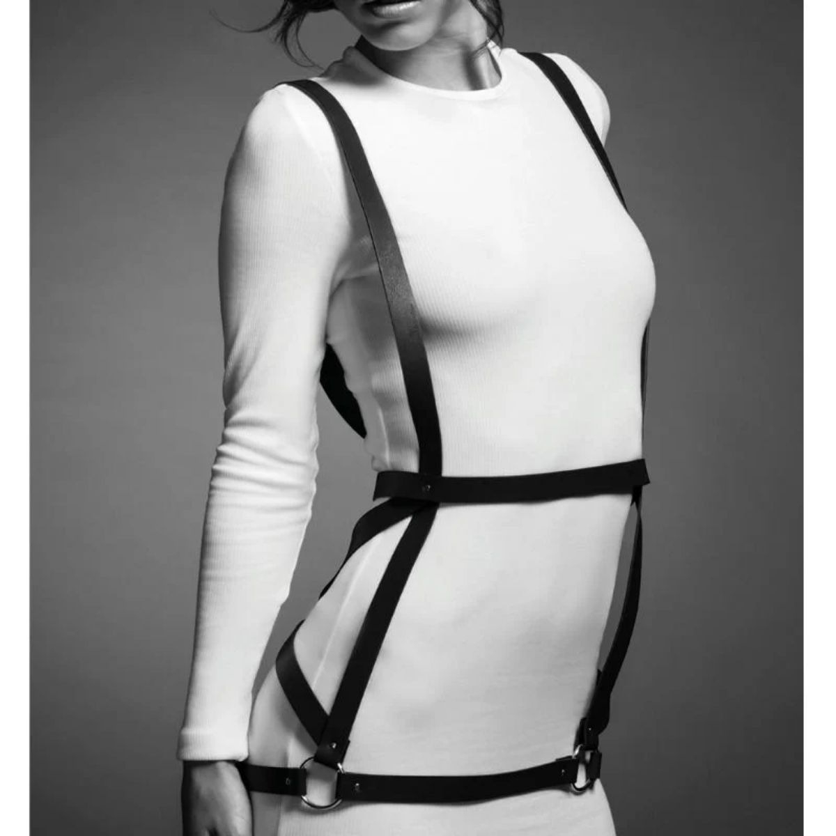 Bijoux Indiscrets - Maze Arrow Dress Harness Black