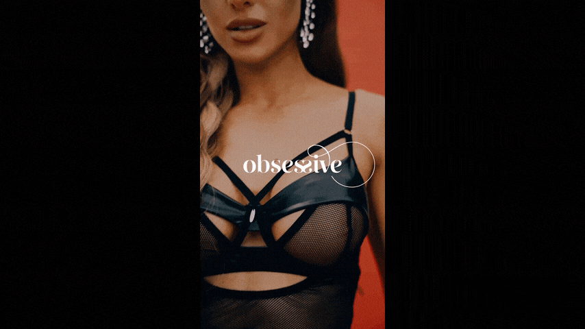 Obsessive – Dominna Camisa de Noite e Cueca – Preto