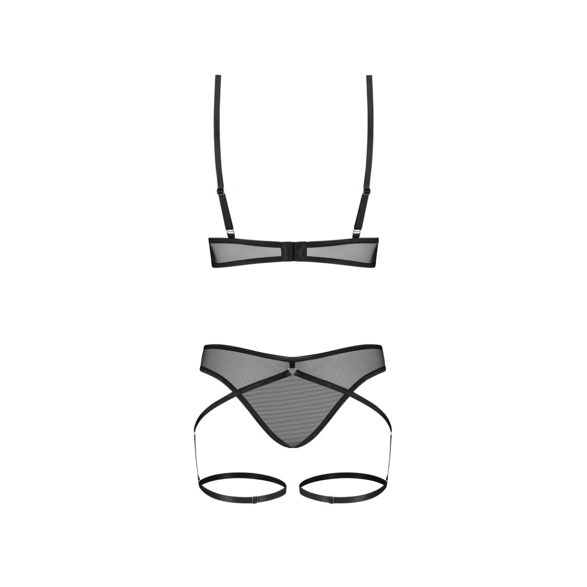 Obsessive – Euridia 2-Piece Set – Black – Lingerie Set