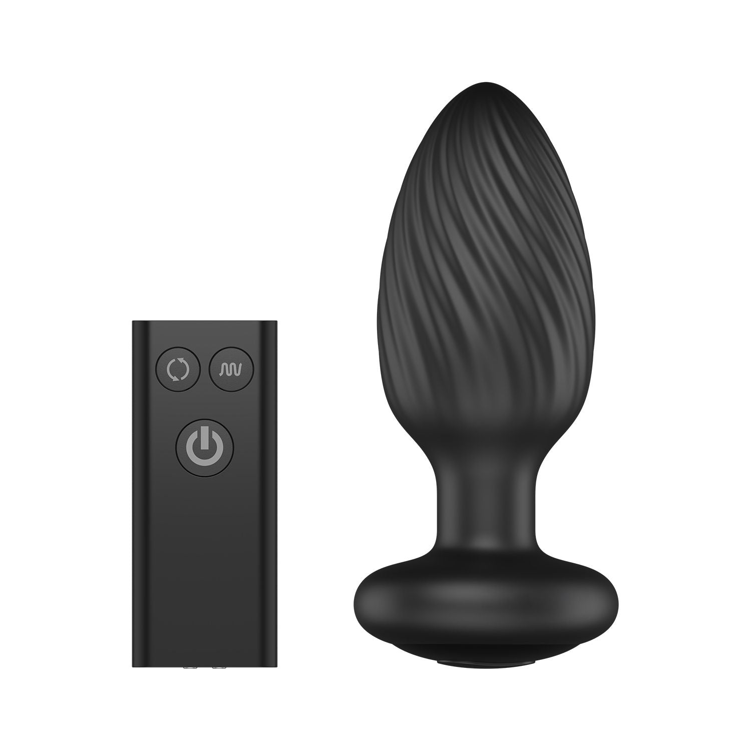 Nexus - Tornado Rotating Butt Plug - Black