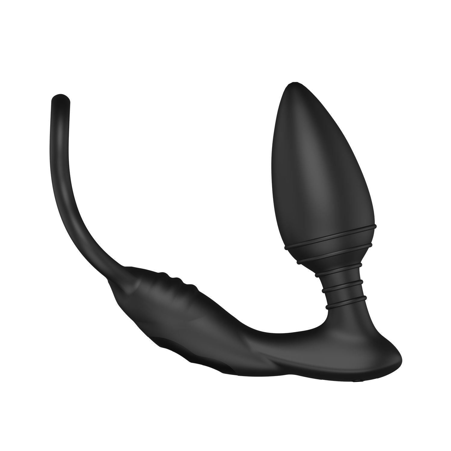 Simul8 Vibrating Plug With Cock and Ball Ring