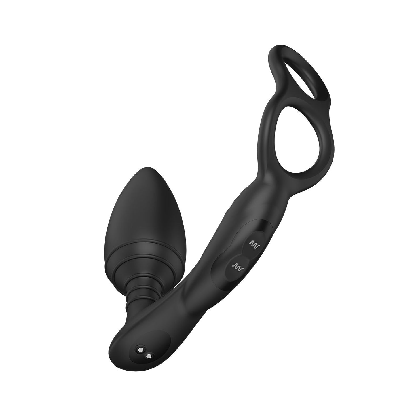 Simul8 Vibrating Plug With Cock and Ball Ring
