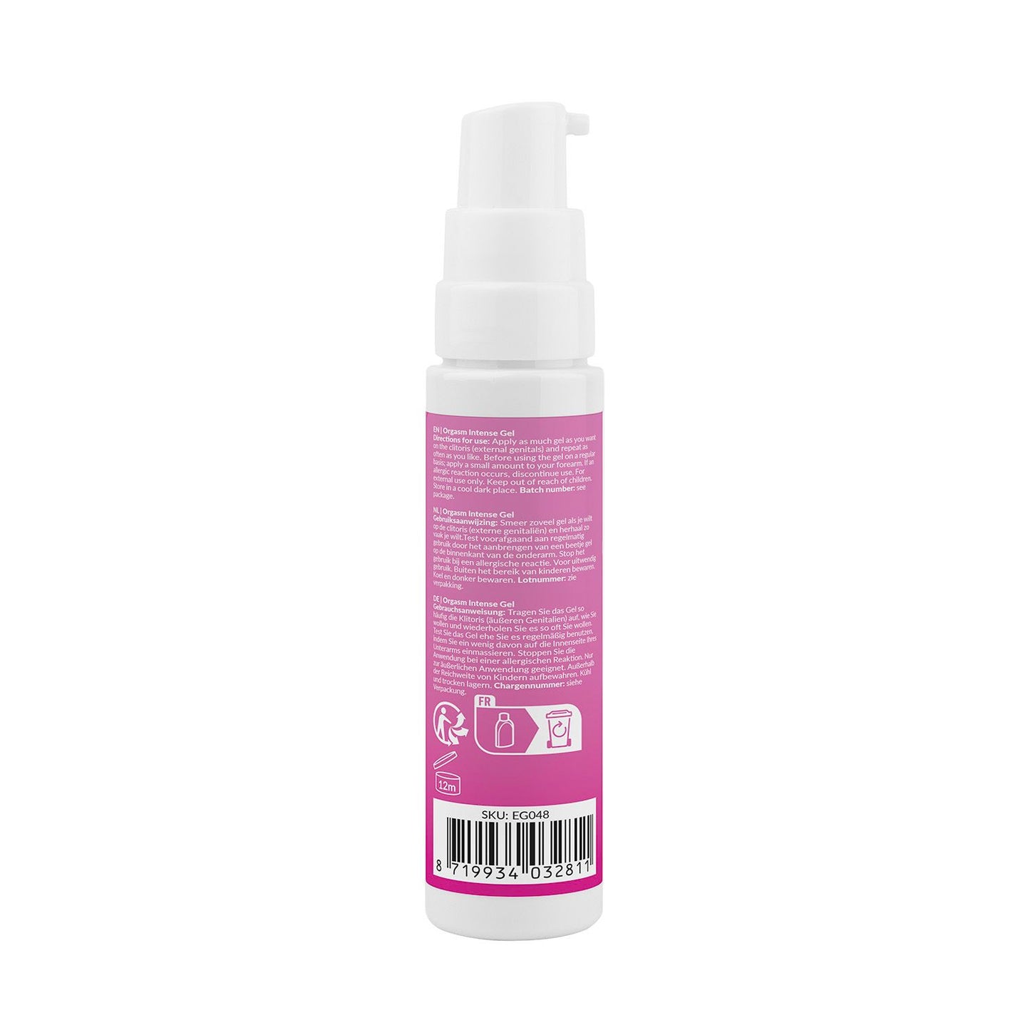 EasyGlide - Orgasm Intense Gel - 30 ml – Water Based Lubricant