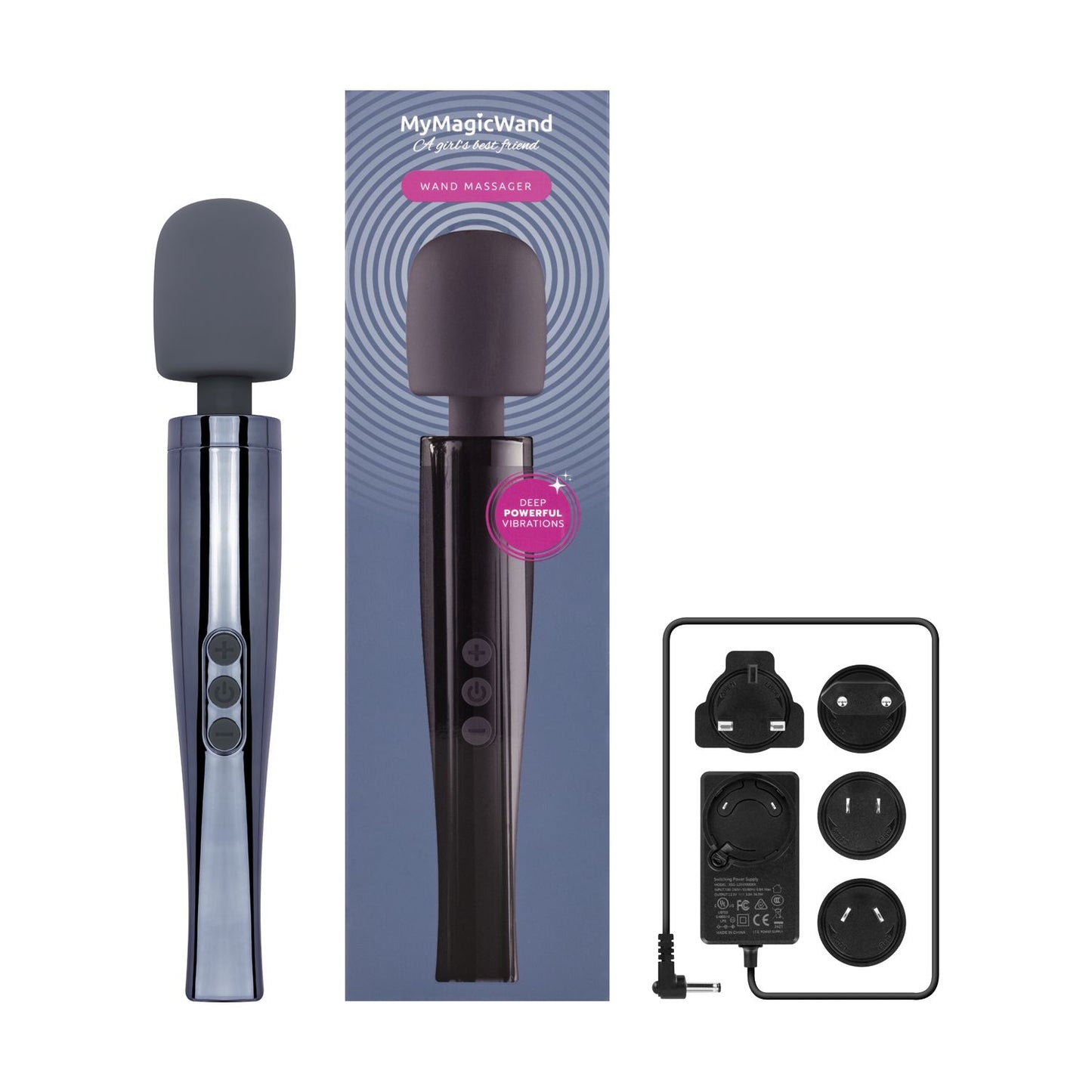 MyMagicWand - Wand Massager - Dynamite Grey – Wand Vibrator