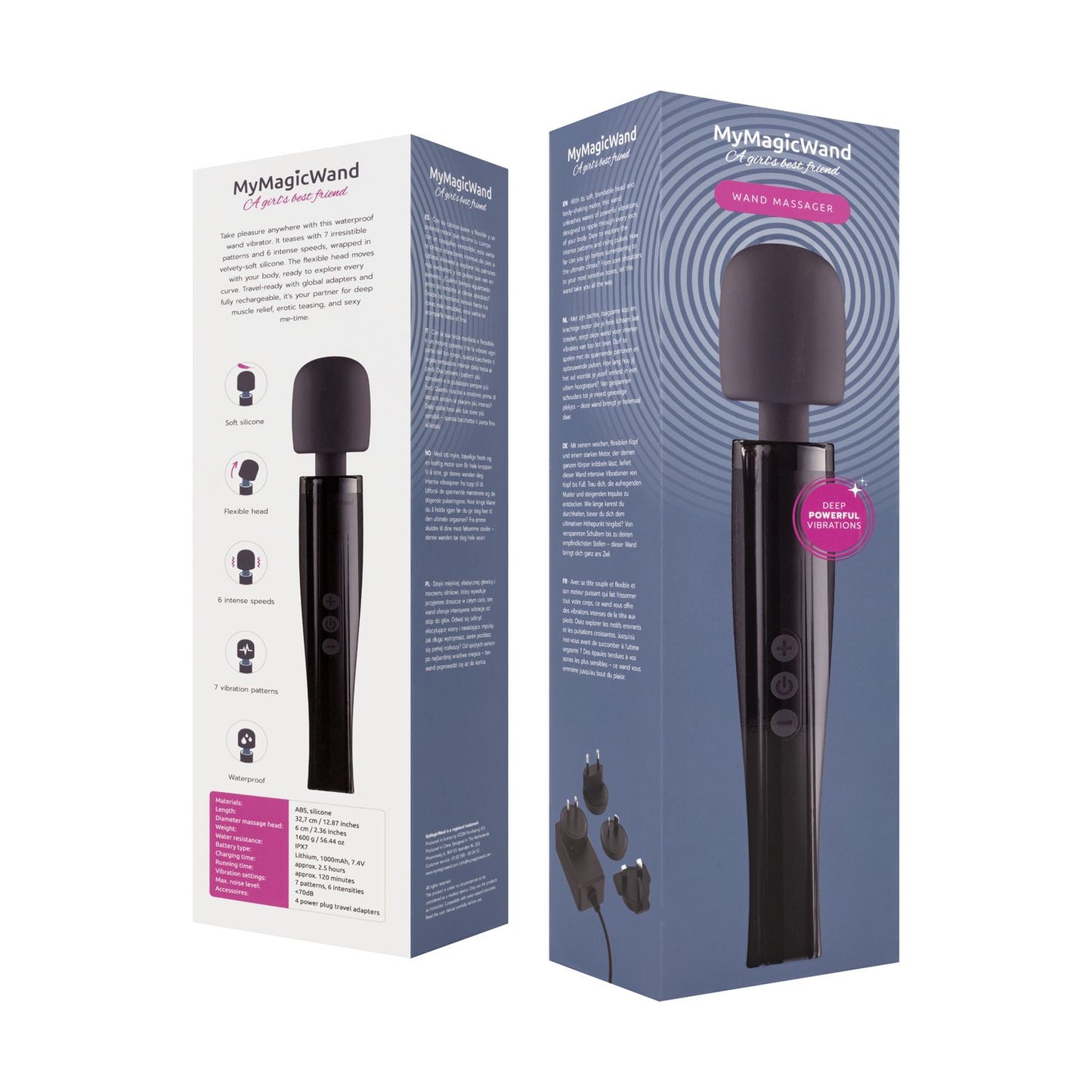 MyMagicWand - Wand Massager - Dynamite Grey – Wand Vibrator