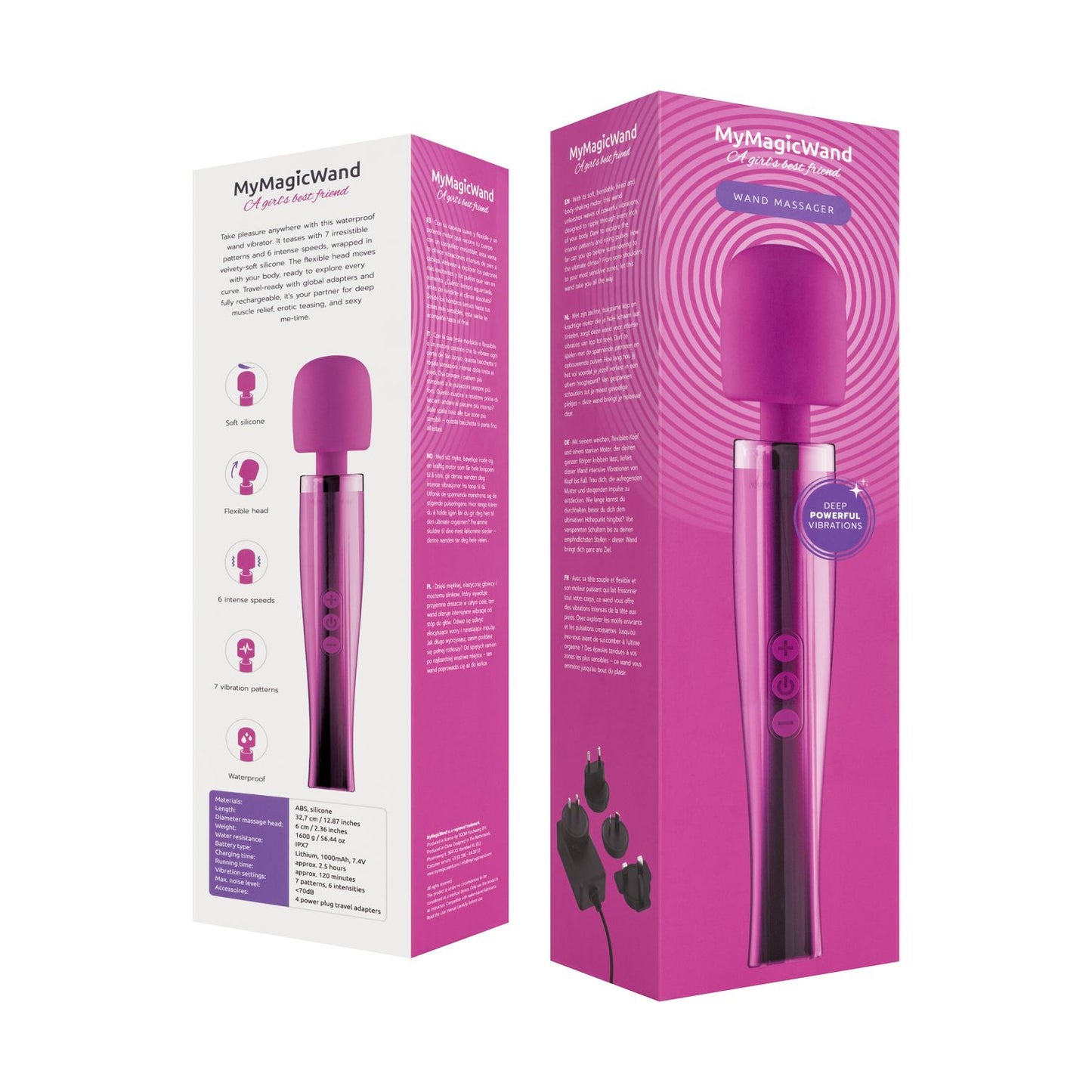 MyMagicWand - Wand Massager - Pink – Wand Vibrator
