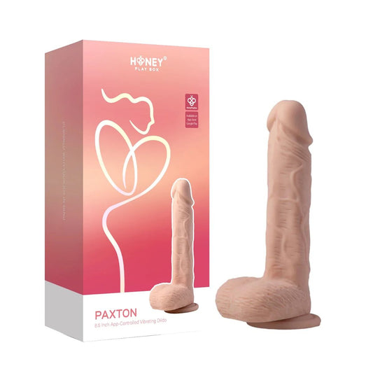 HoneyPlayBox – Paxton Rotating Vibrating Dildo – 21.9 cm – Realistic Dildo