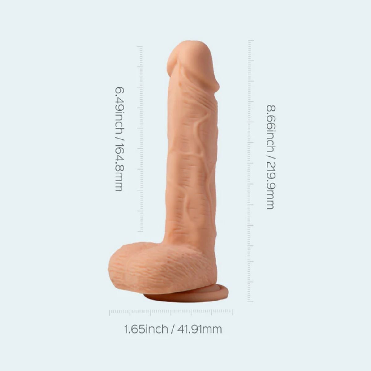 HoneyPlayBox – Paxton Rotating Vibrating Dildo – 21.9 cm – Realistic Dildo