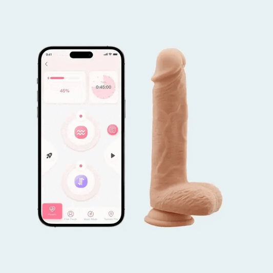 HoneyPlayBox – Paxton Rotating Vibrating Dildo – 21.9 cm – Realistic Dildo