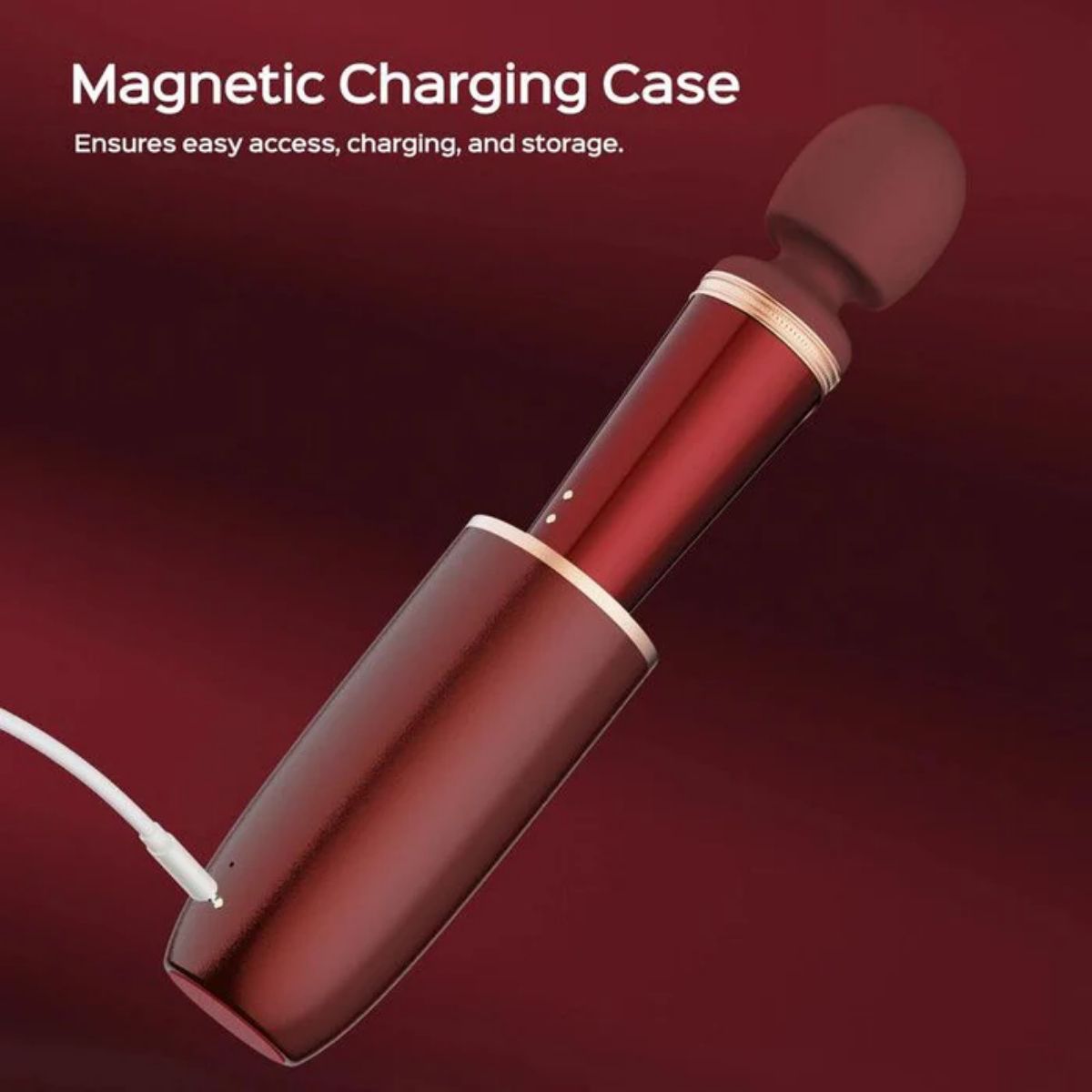 HoneyPlayBox – Stormi Heating Wand Vibrator – Red – Warming Wand Vibrator