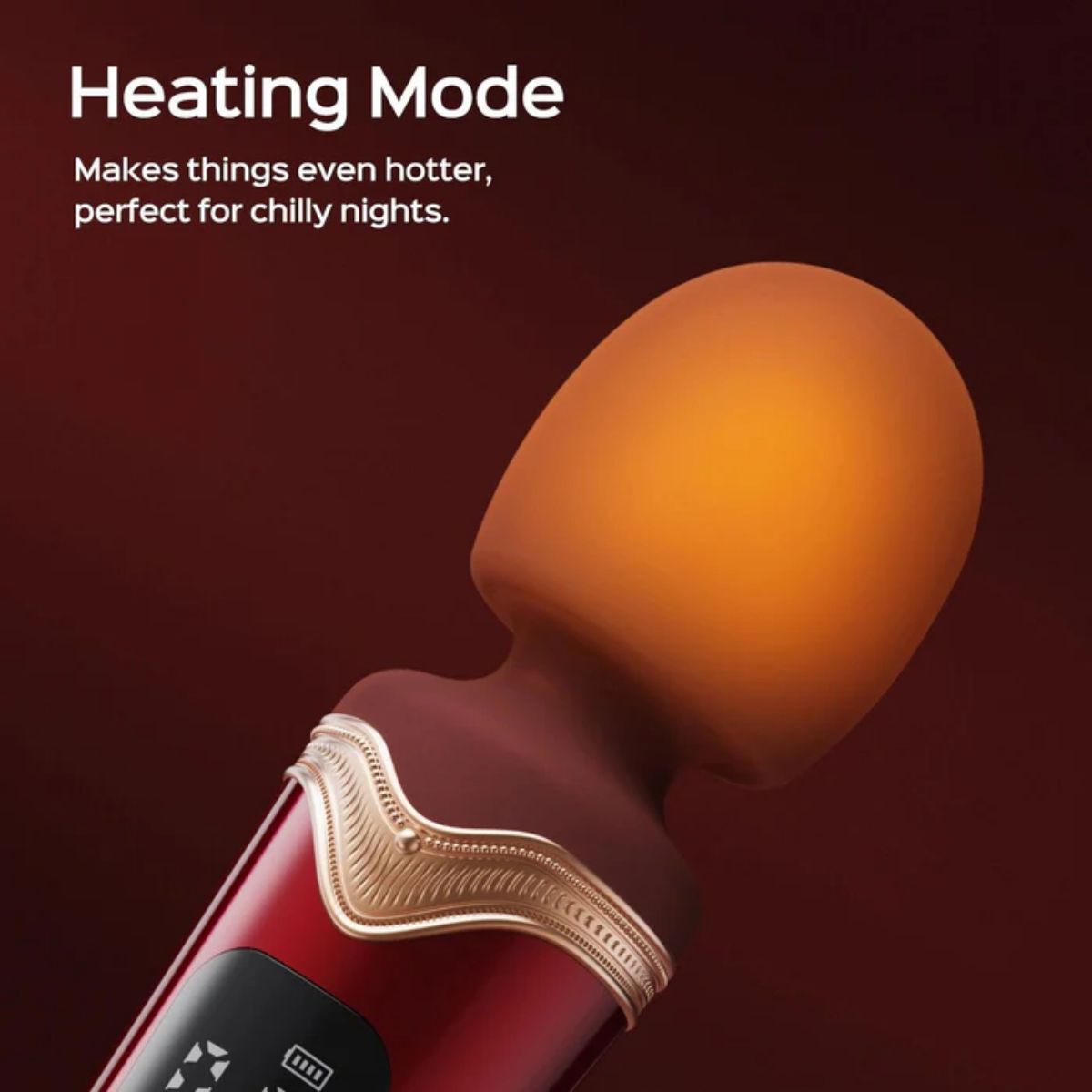 HoneyPlayBox – Stormi Heating Wand Vibrator – Red – Warming Wand Vibrator