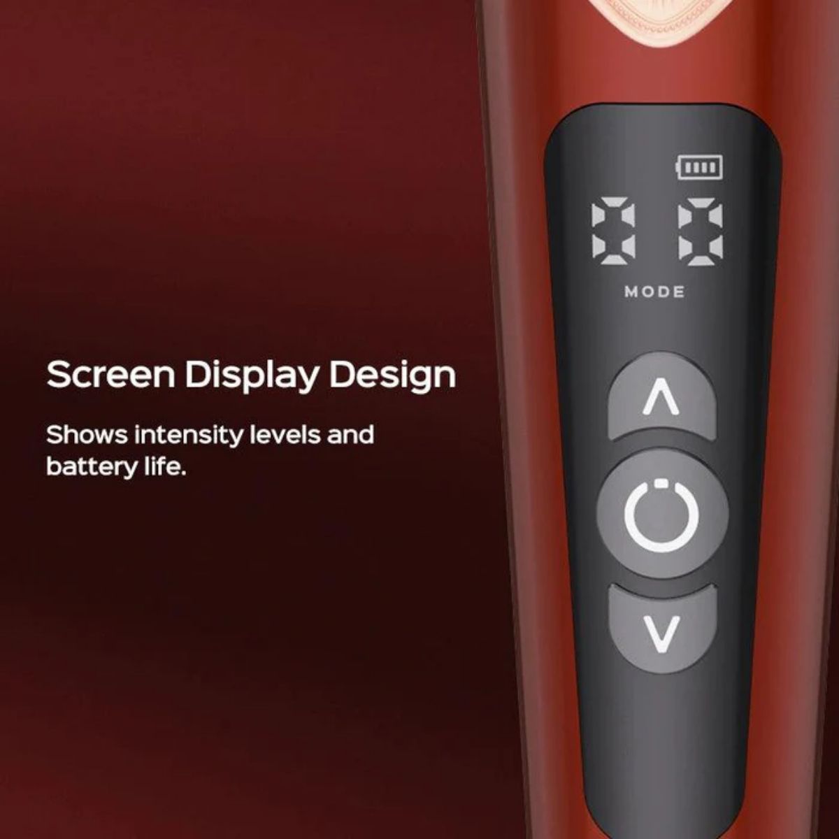 HoneyPlayBox – Stormi Heating Wand Vibrator – Red – Warming Wand Vibrator