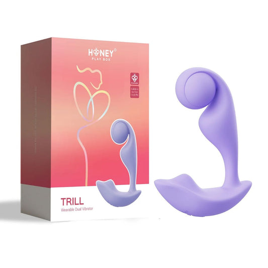 HoneyPlayBox – Trill Wearable Pressure Vibrator – Purple – Clitoral Vibrator