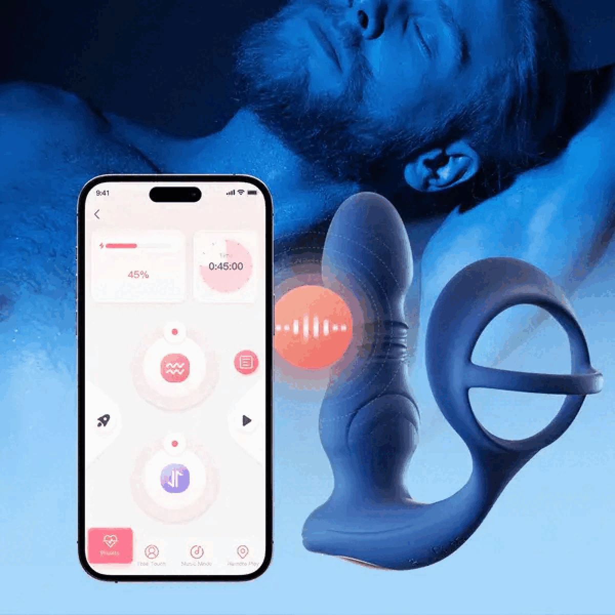 HoneyPlayBox – Cyrus Thrusting Prostate Vibrator – Black
