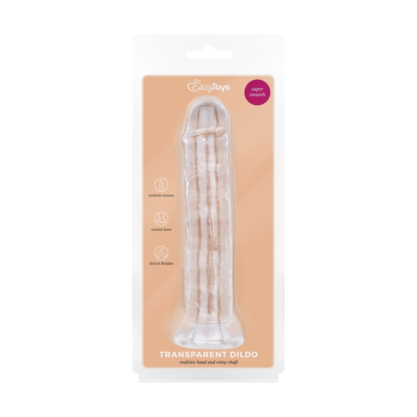 Jelly Dildo without balls - 16 cm