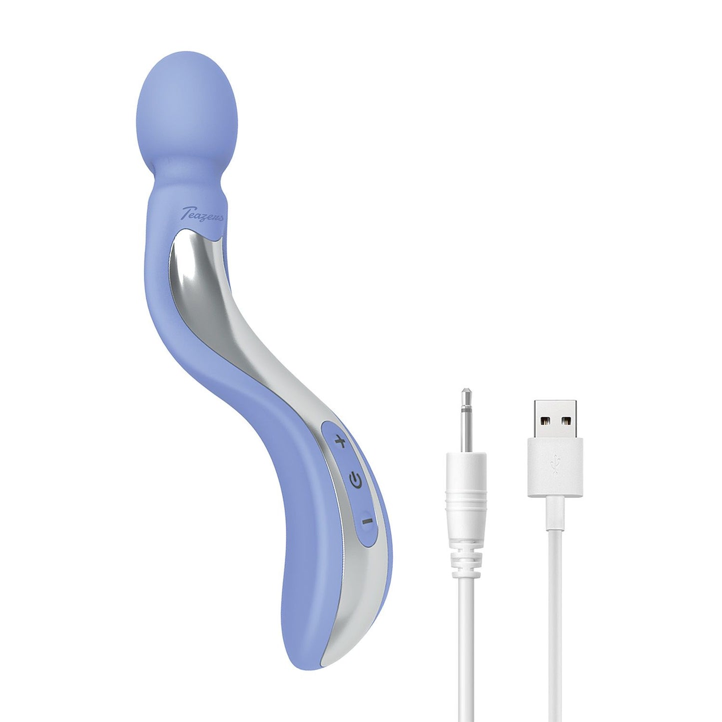Teazers – Curved Wand Vibrator – Lavender – Powerful Wand Vibrator