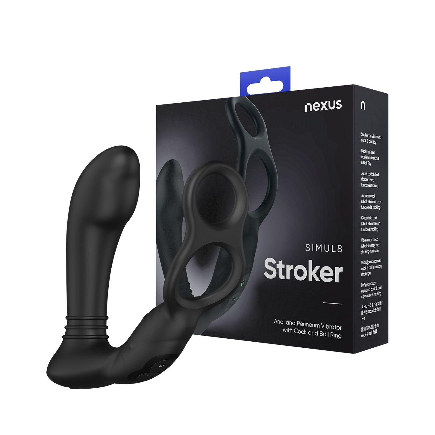 Nexus - Simul8 Vibrating Anal Vibrator with Cock Ring