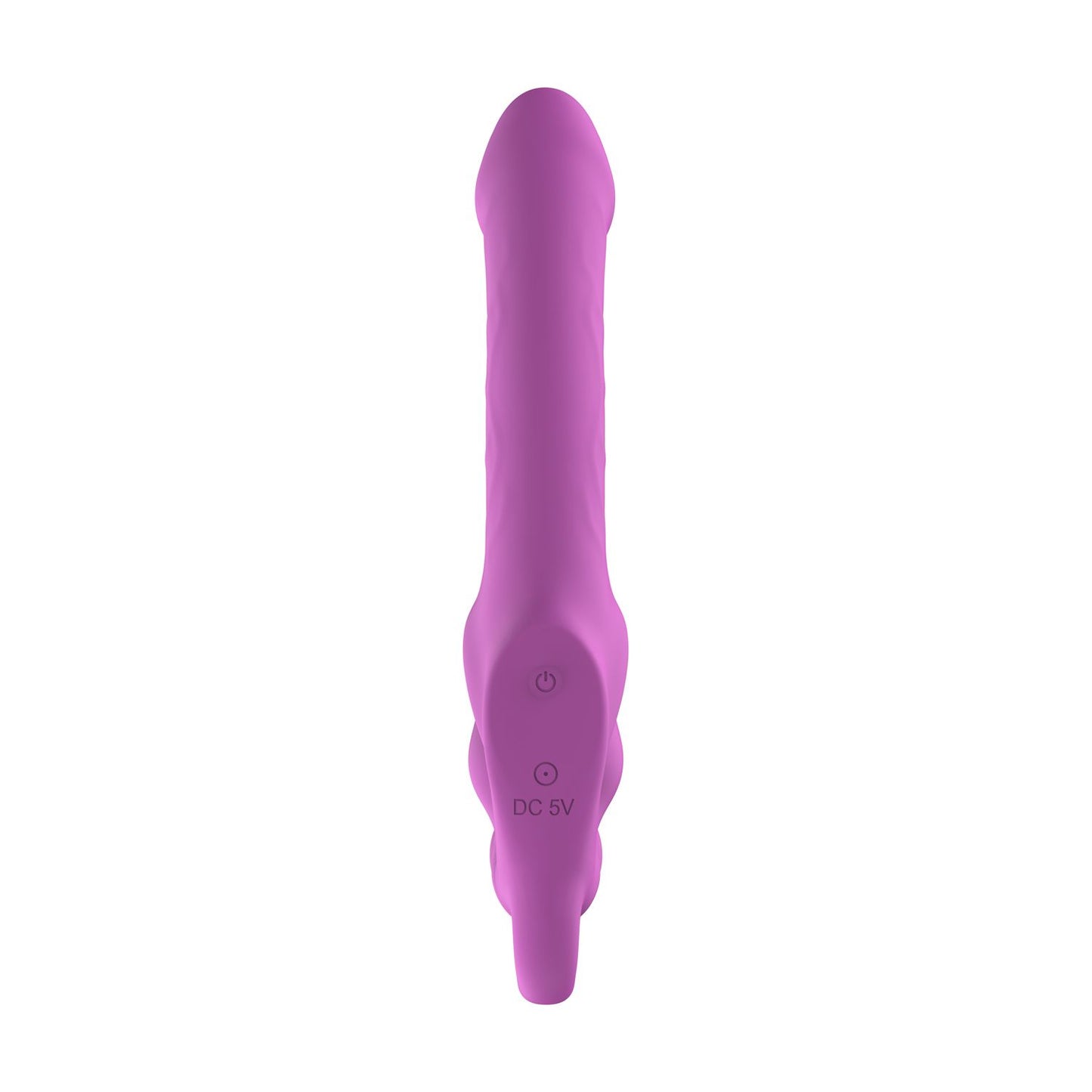 Teazers – Strapless Strap-On with Anal Plug – Pink – Vibrating Butt Plug