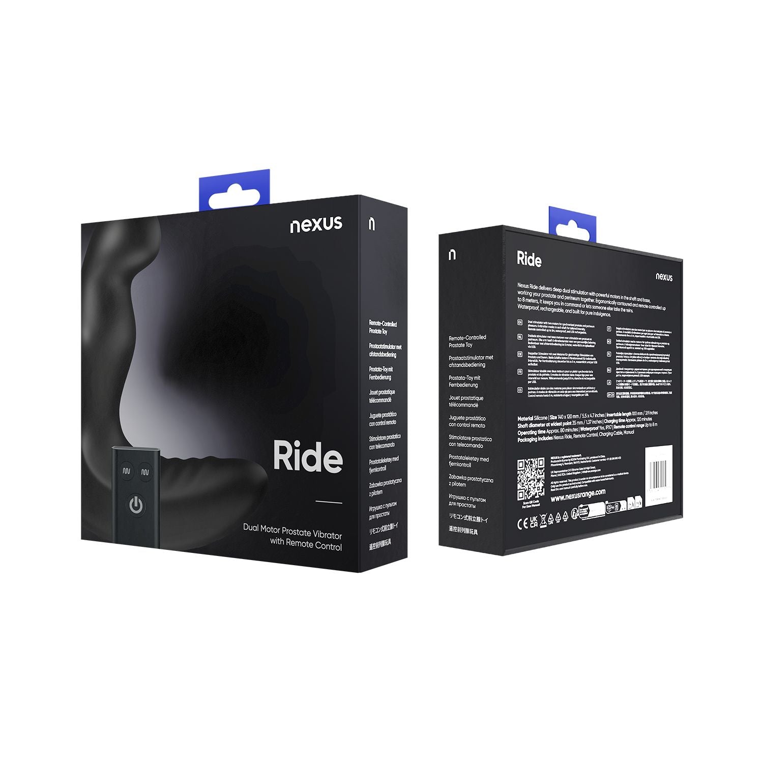 Nexus - Ride Prostate Vibrator Dual Motor With Remote Control