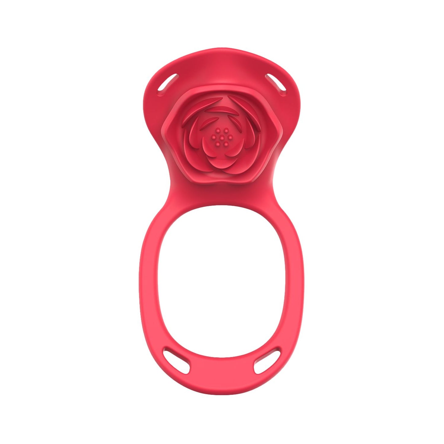Teazers - Wearable Clitoral Stimulator Harness - Red – Vibrating Cock Ring