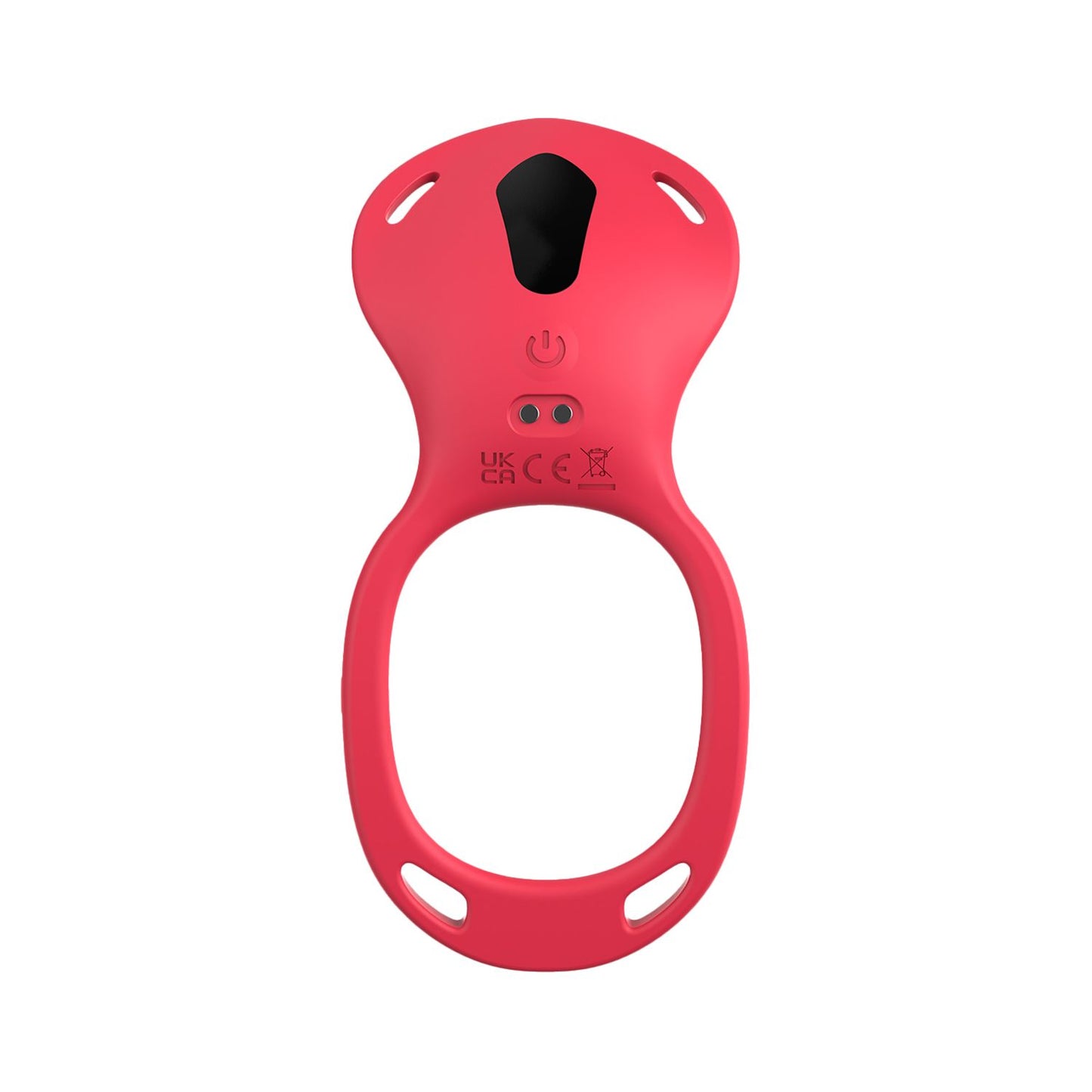 Teazers - Wearable Clitoral Stimulator Harness - Red – Vibrating Cock Ring