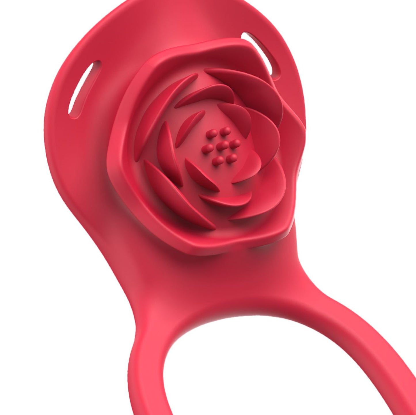 Teazers - Wearable Clitoral Stimulator Harness - Red – Vibrating Cock Ring