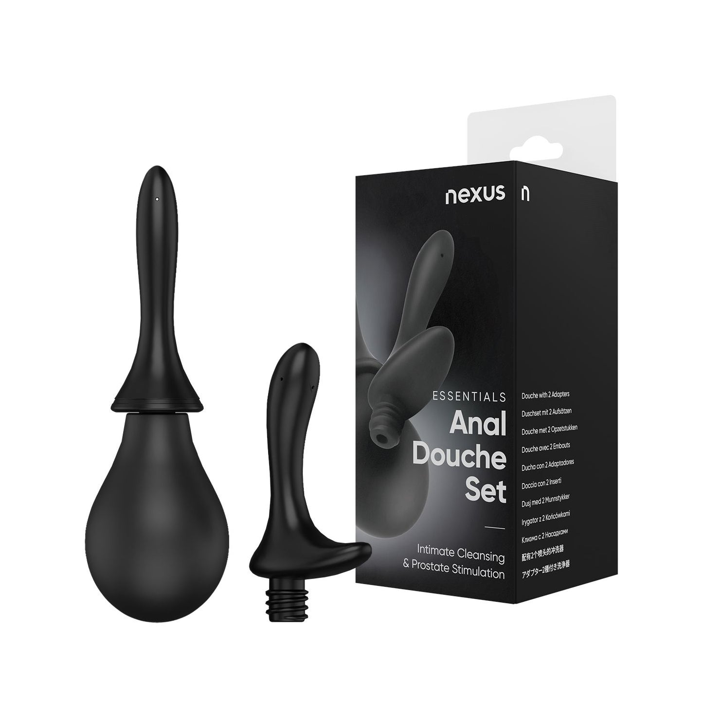 Nexus - Intimate Shower Set with Two Silicone Nozzles