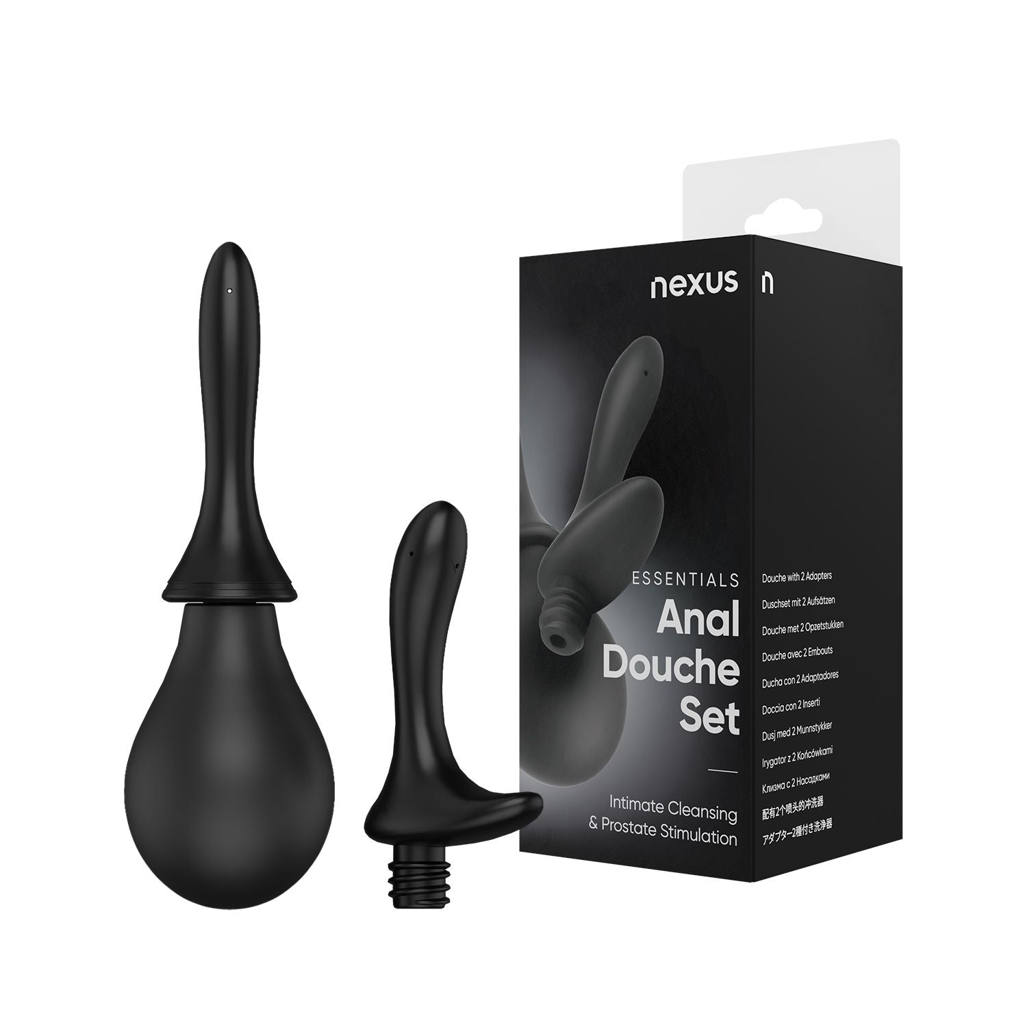 Nexus - Intimate Shower Set with Two Silicone Nozzles