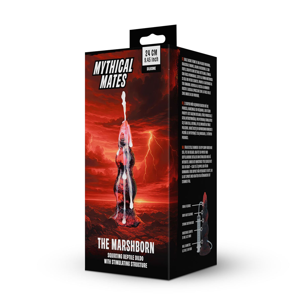 The Marshborn Squirting Reptile Dildo 9.4 Inch (24 cm) | Mythical Mates
