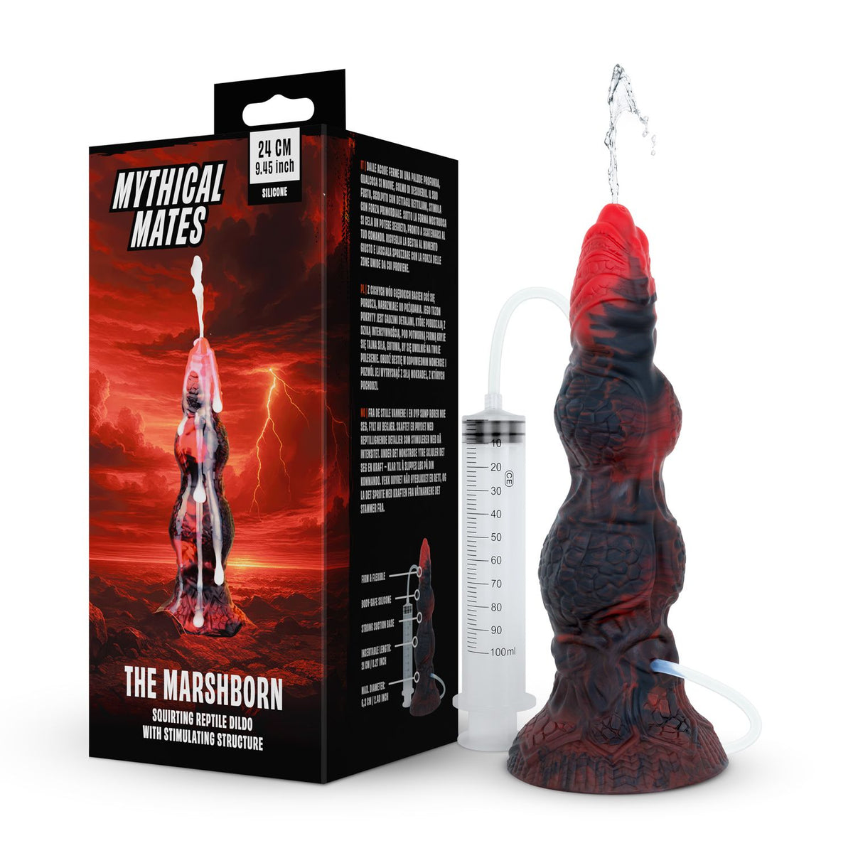 The Marshborn Squirting Reptile Dildo 9.4 Inch (24 cm) | Mythical Mates