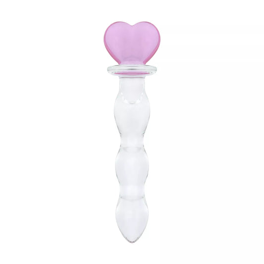 Gildo - No. 35 Glass Dildo Heart Shape - 18.8 cm