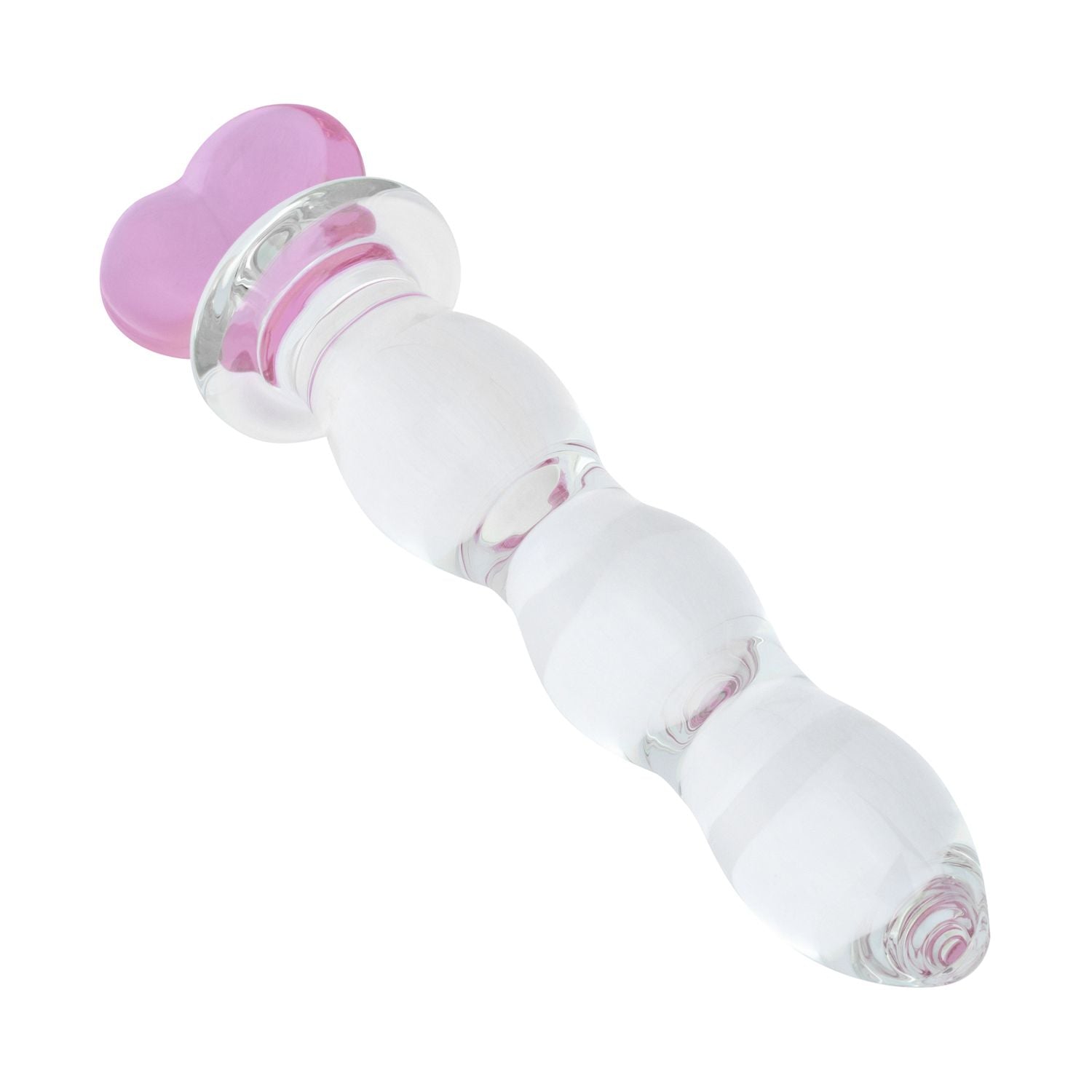 No. 35 Glass Dildo Heart Shape 7.4 Inch (18.8 cm) | Gildo