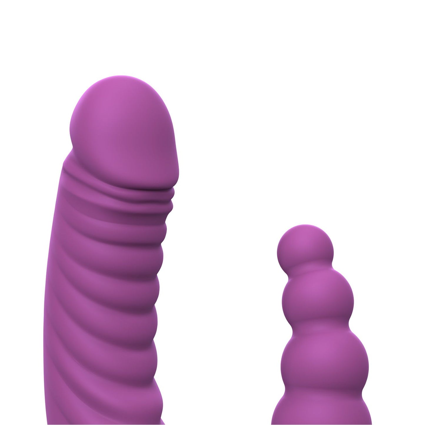 Teazers - Vibrador Duplo com Ventosa e Controlo Remoto - Roxo