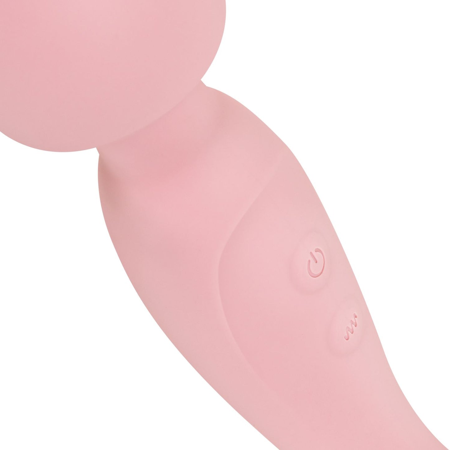 Good Vibes Only - Double-Sided Wand Vibrator - Soft Silicone - Pink – Silicone Wand Vibrator
