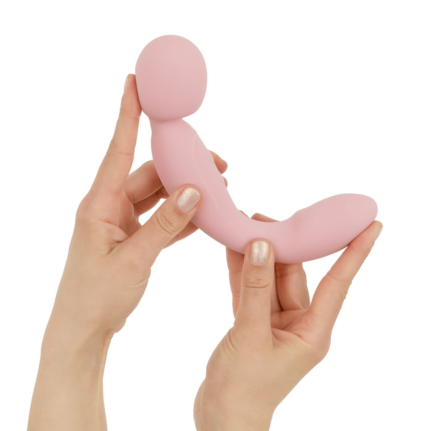 Good Vibes Only - Double-Sided Wand Vibrator - Soft Silicone - Pink – Silicone Wand Vibrator