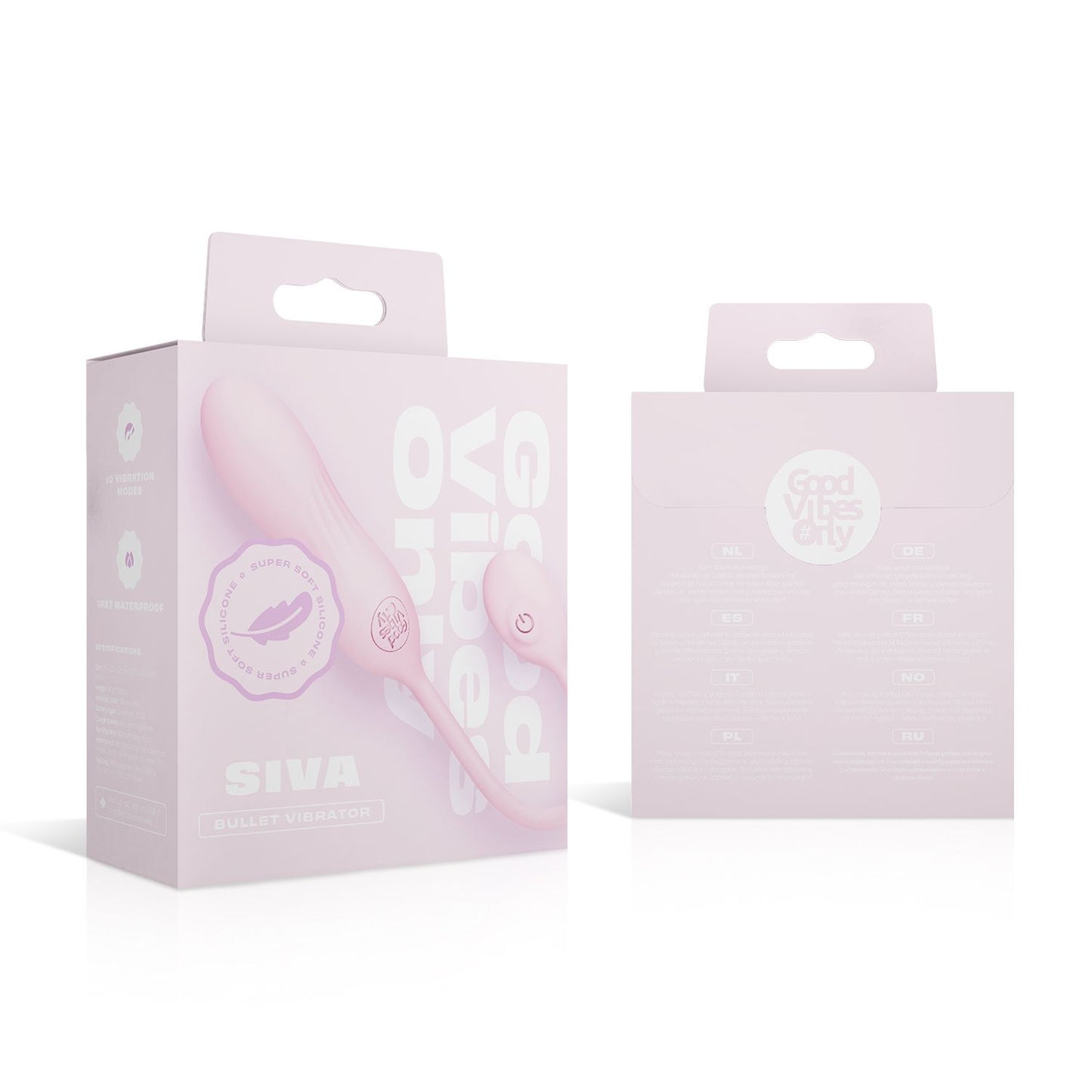 Good Vibes Only - Bullet Vibrator - Soft Silicone - Pink – Silicone Bullet Vibrator